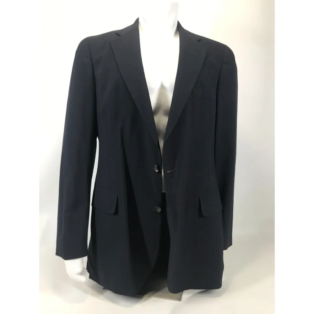 Chaps Ralph Lauren Mens Black Suit Set 44